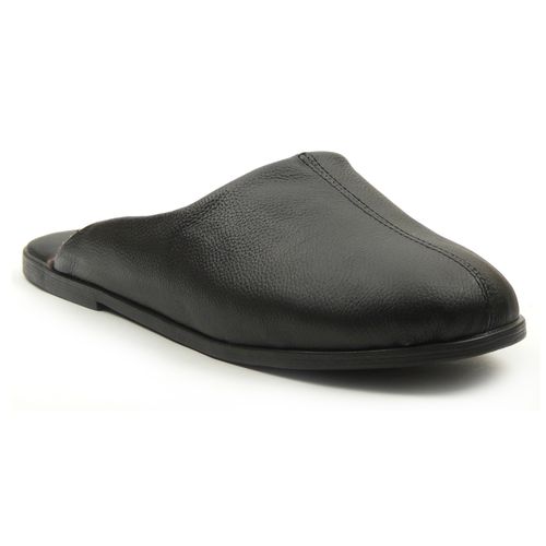 Pantufa de couro para o frio Forrada em lã natural Gramado 30439