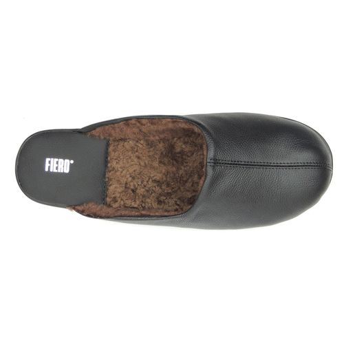 Pantufa de couro para o frio Forrada em lã natural Gramado 30439