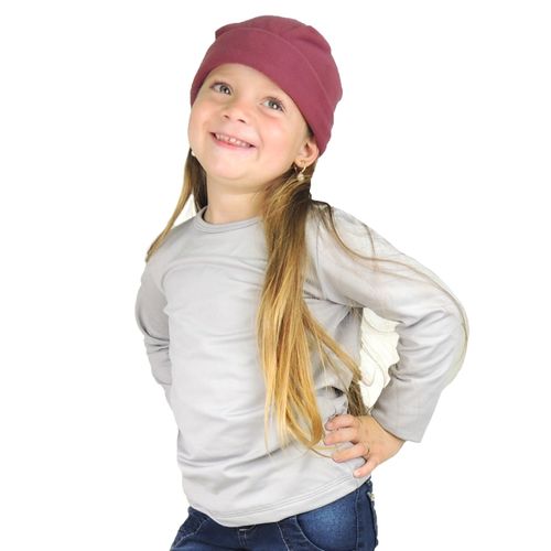 Gorro Infantil de fleece térmico para neve e inverno