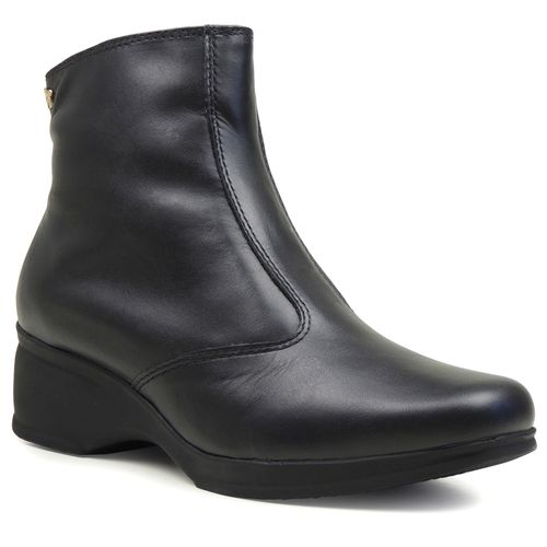 Bota confortável de inverno Feminina Anabela Kansas em lã sintética Ref.:630