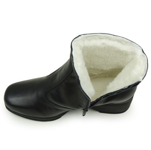 Bota confortável de inverno Feminina Anabela Kansas em lã sintética Ref.:630
