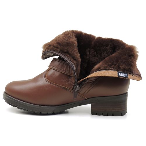 Bota Feminina para neve Vermont Forrada em lã natural Ref.:10030