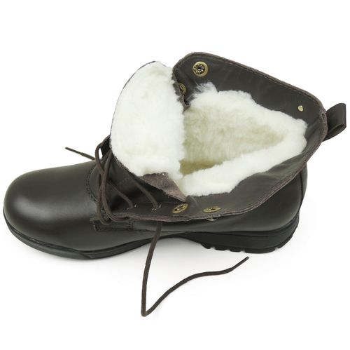 Bota Feminina com cadarço para neve Jasper Forrada em lã sintética Ref.:517