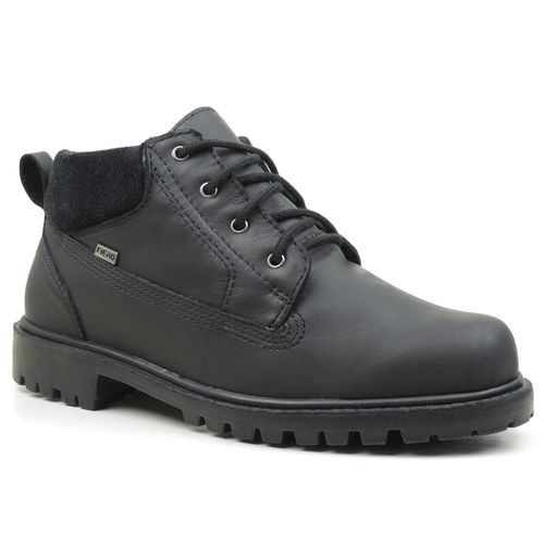 Bota Masculina Chapelco com forro xadrez Ref.:504 - Preto