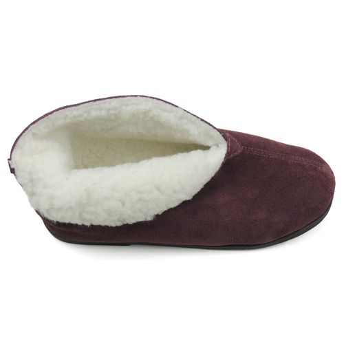 Pantufa de couro para o inverno e frio em lã sintética Curitiba 453