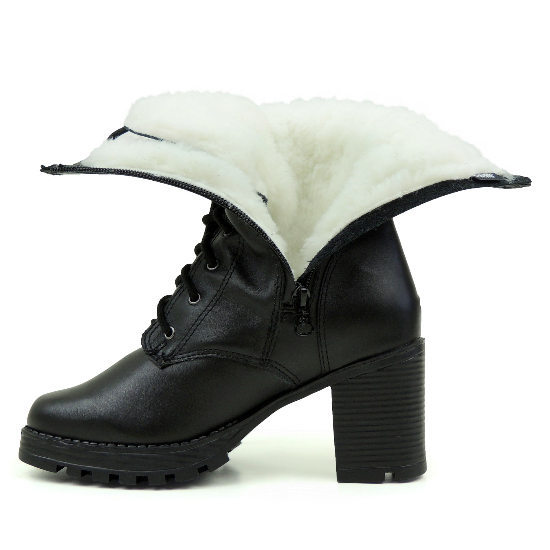 Bota Feminina para neve Sibéria Forrada em lã sintética Ref.:814