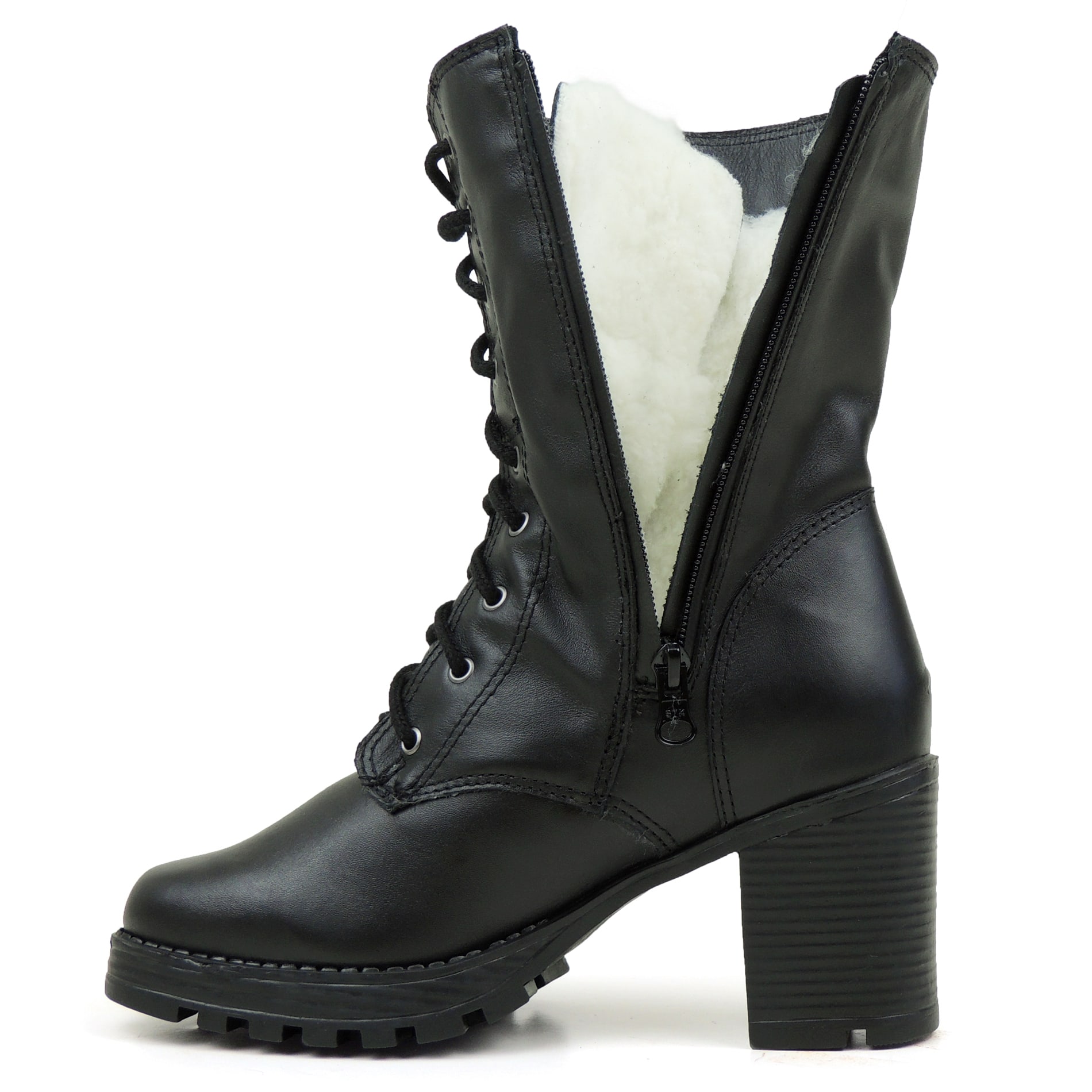 Bota Feminina para neve Sibéria Forrada em lã sintética Ref.:814
