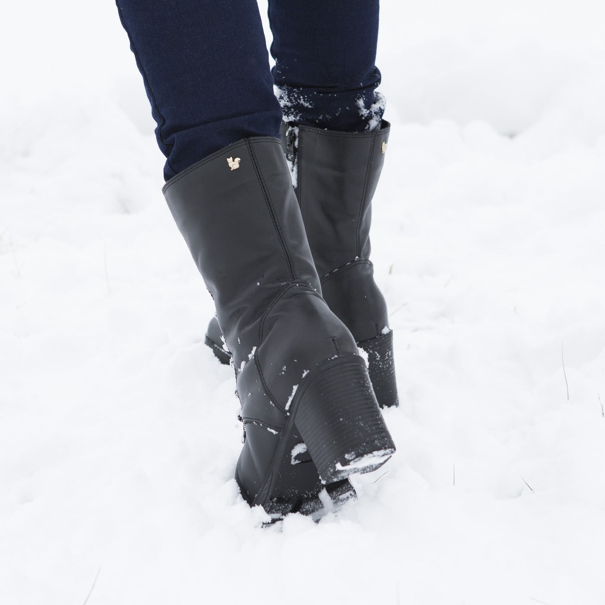 Bota Feminina para neve Sibéria Forrada em lã sintética Ref.:814