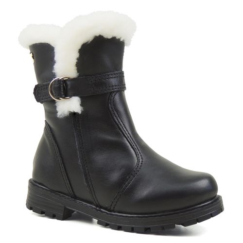 Bota Infantil com couro impermeável para neve Vancouver Kids em lã sintética Ref.:2009