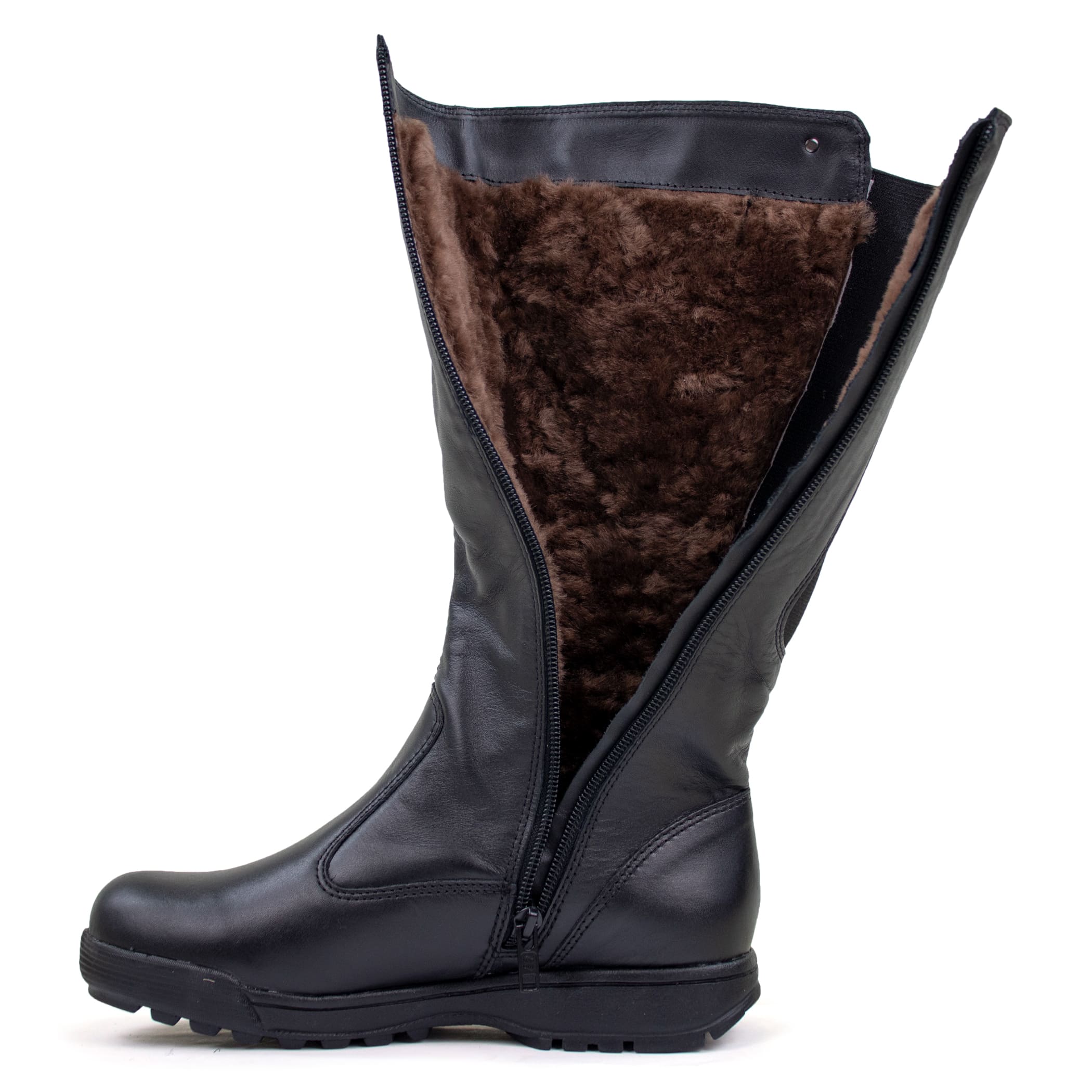 Bota Feminina Neve Zermatt Forrada em lã natural Ref.:30551