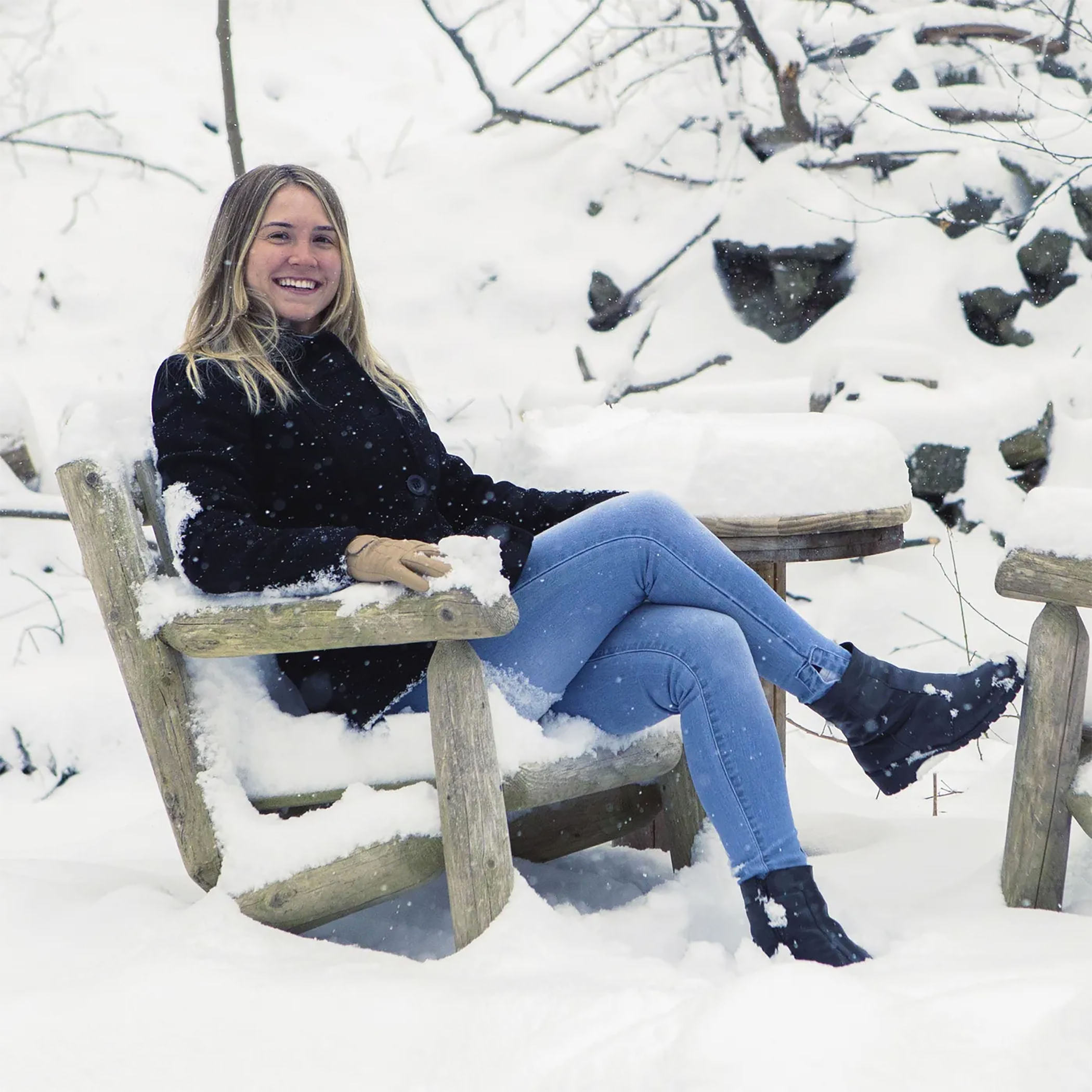 Bota Para Neve Feminina Cervinia Forrada em lã sintética Ref.:571