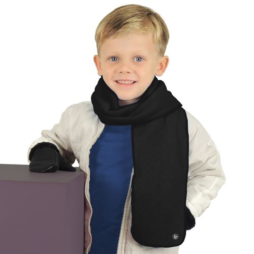 Cachecol infantil de fleece térmico para neve e inverno