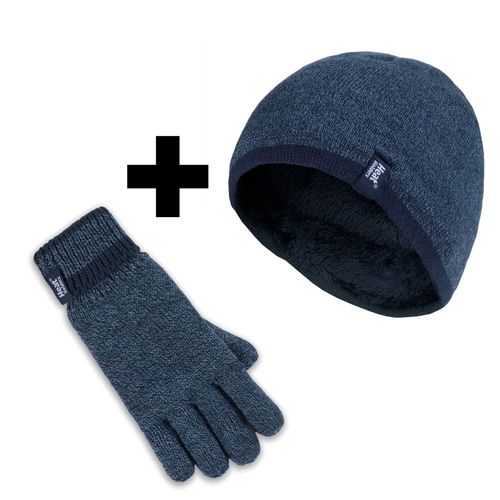 Kit Gorro e Luva térmica infantil Classic Warm Heat Holders