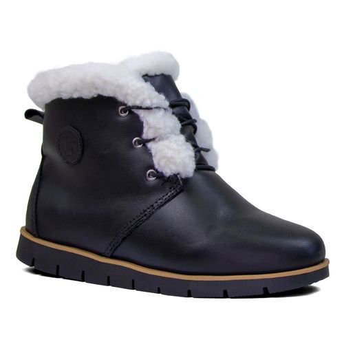 Bota Feminina Cozy Cushy com pelo Forrada em lã sintética Black Edition Ref.:21500