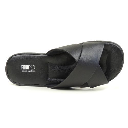 Chinelo masculino em Couro Fiero Montevidéu Tradicional Ref.:342