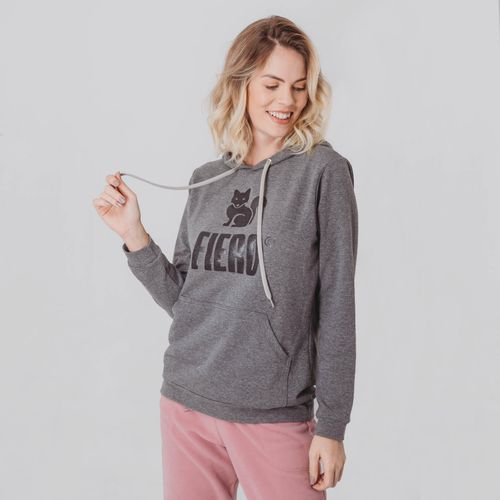 Blusa Moletom Feminino Winter Moments com Capuz Canguru