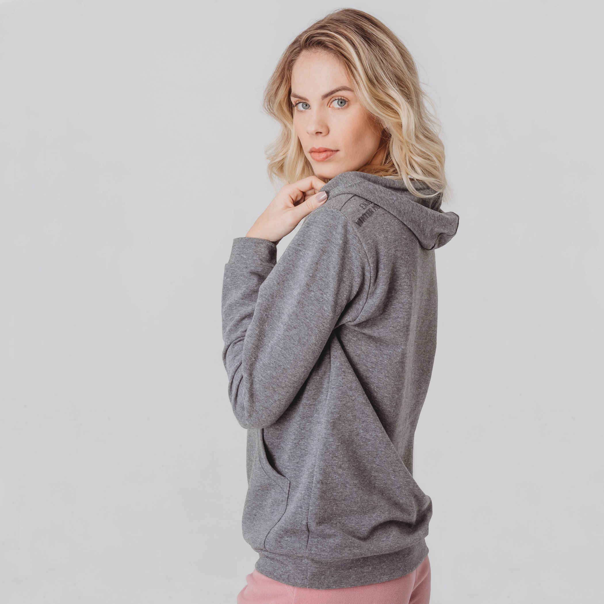 Blusa Moletom Feminino Winter Moments com Capuz Canguru