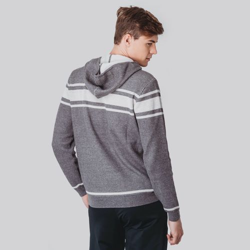 Suéter Masculino Tricô Premium Hoody com capuz - C