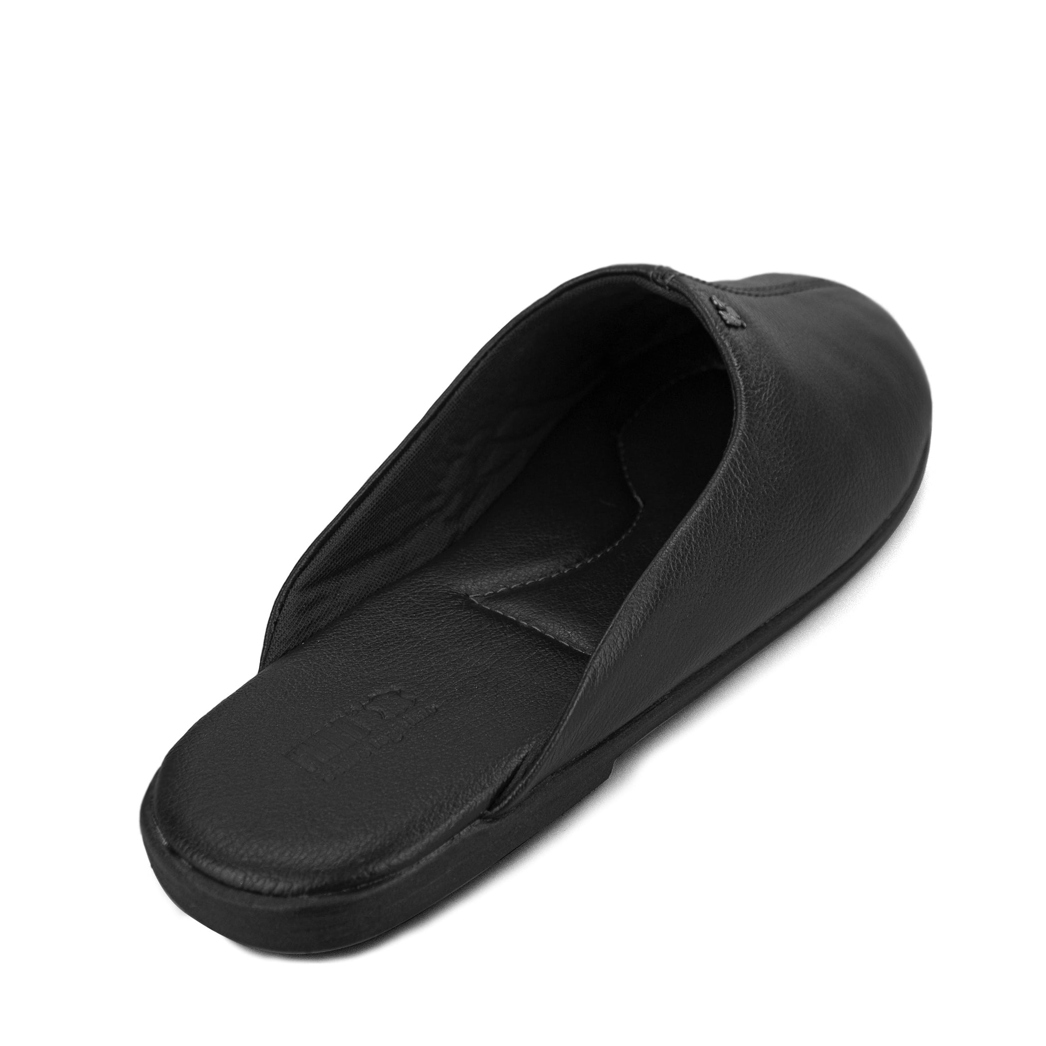 Pantufa de couro forrada em tecido anatômico Gramado Ref.:429