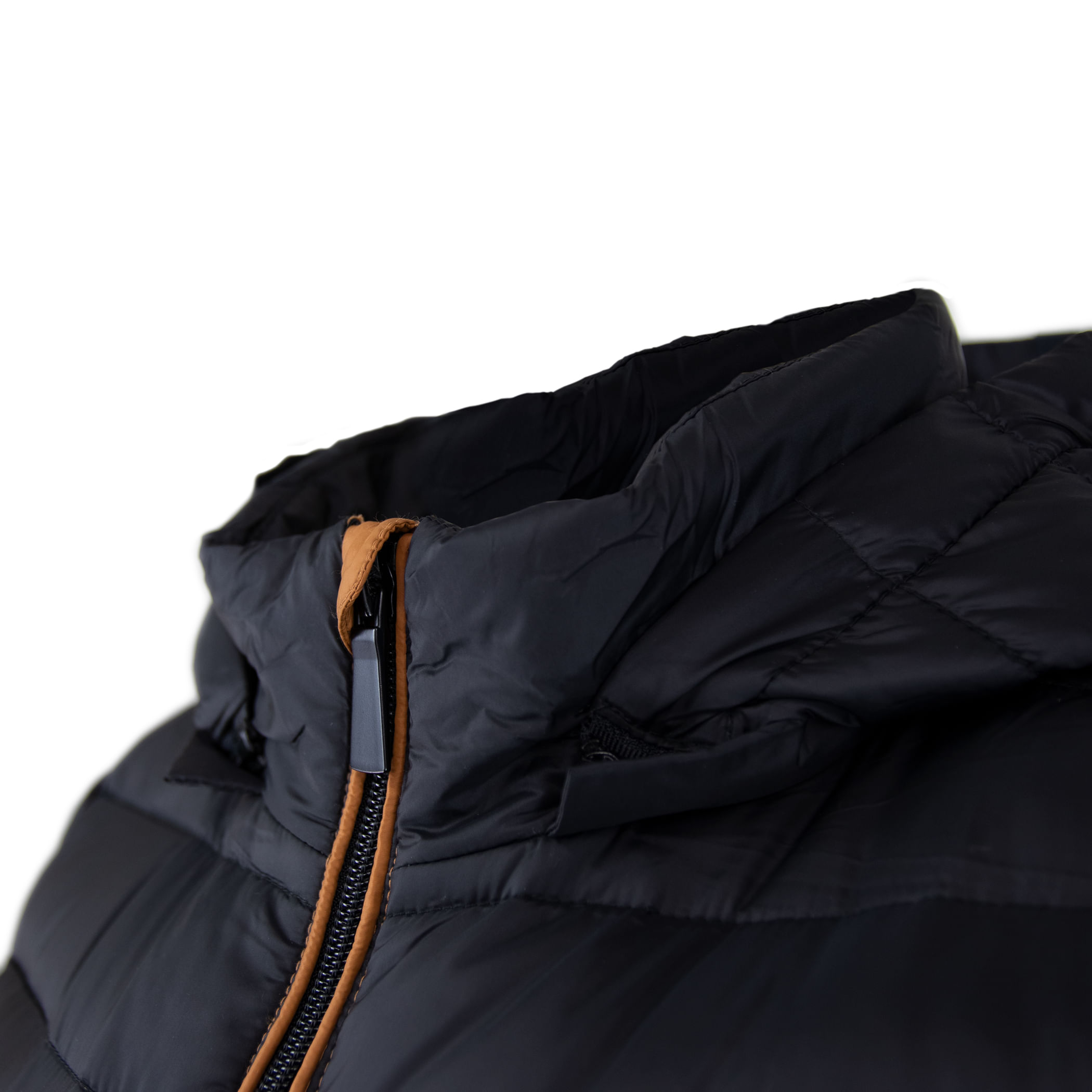 Casaco Longo Feminino puffer Davos de Pluma Ultralight Alpine com capuz removível