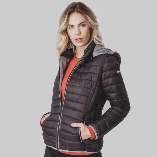 Jaqueta Feminina puffer Soft Alpine Mont Blanc  capuz removível