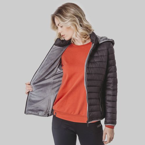 Jaqueta Feminina puffer Soft Alpine Mont Blanc  capuz removível