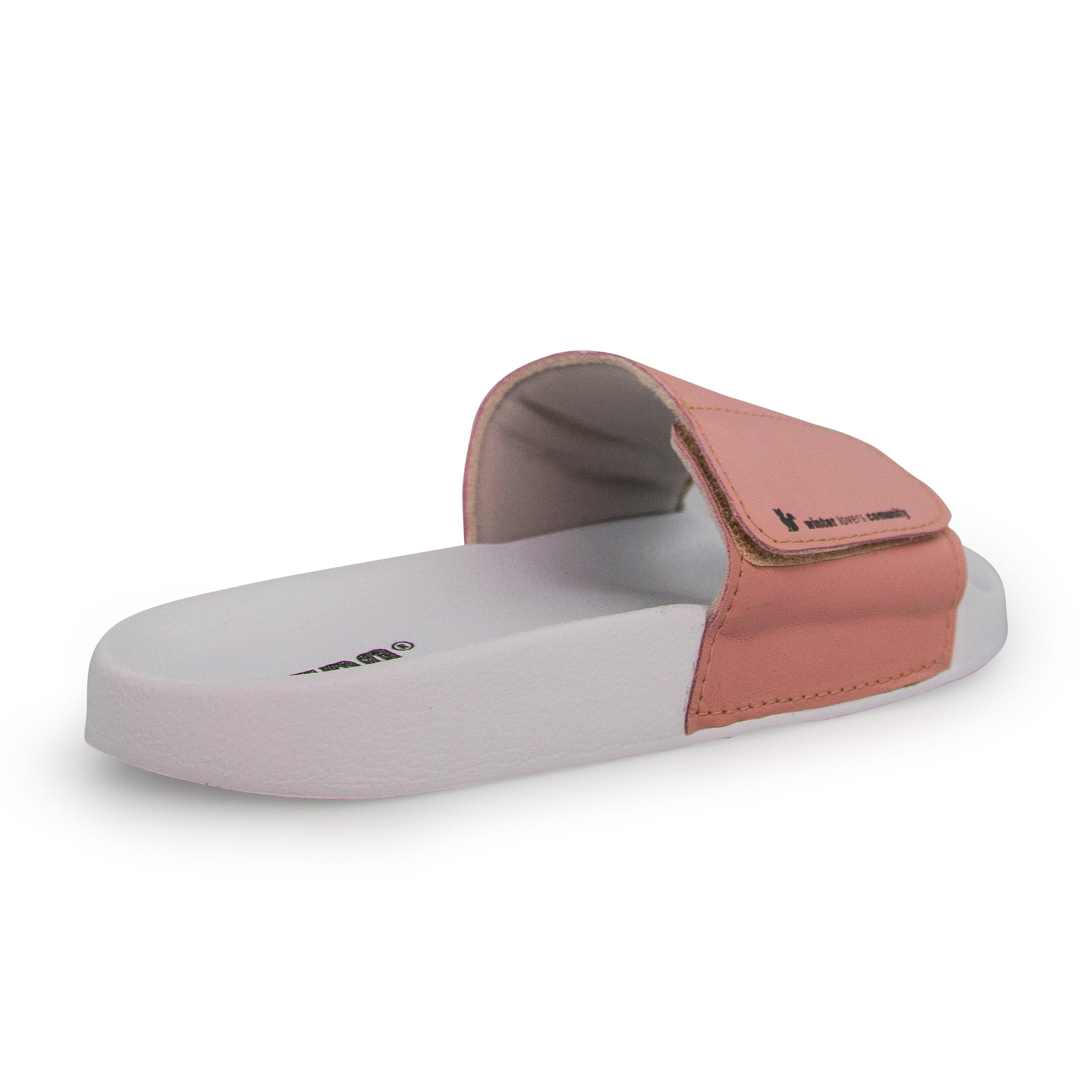 Chinelo Feminino Slide Adapt Leather Rosê Ref.: 22400B