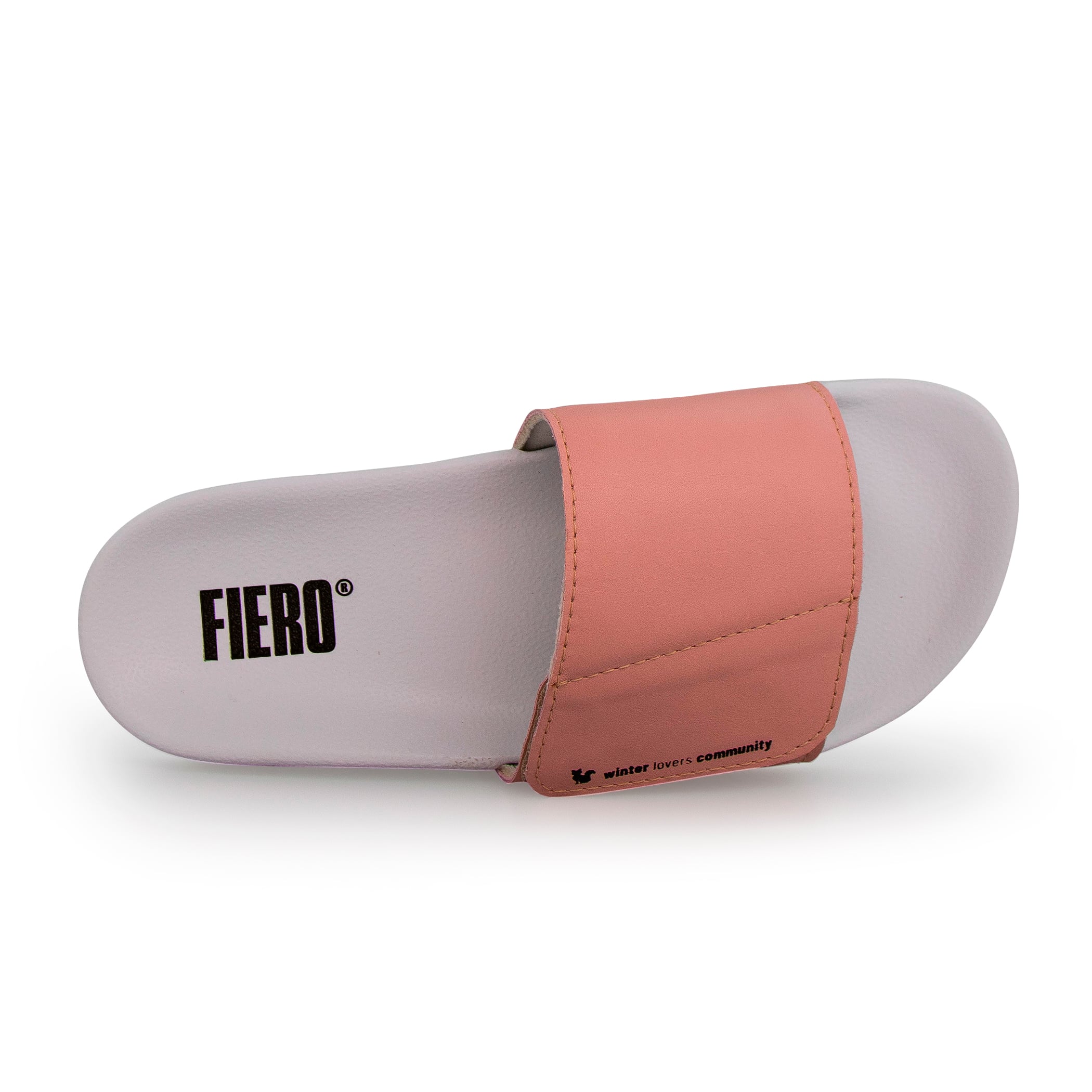 Chinelo Feminino Slide Adapt Leather Rosê Ref.: 22400B