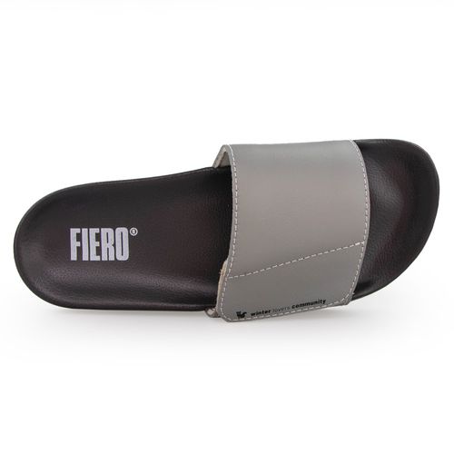 Chinelo Masculino Slide Adapt Leather Ref.: 22651B Black Edition