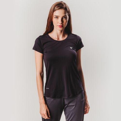 Camiseta Feminina proteção  UV Sense Cool Regular Fit alongada - Manga Curta