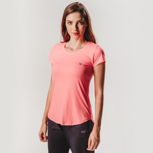 Camiseta Feminina proteção UV Sense Cool Regular Fit alongada - Manga Curta