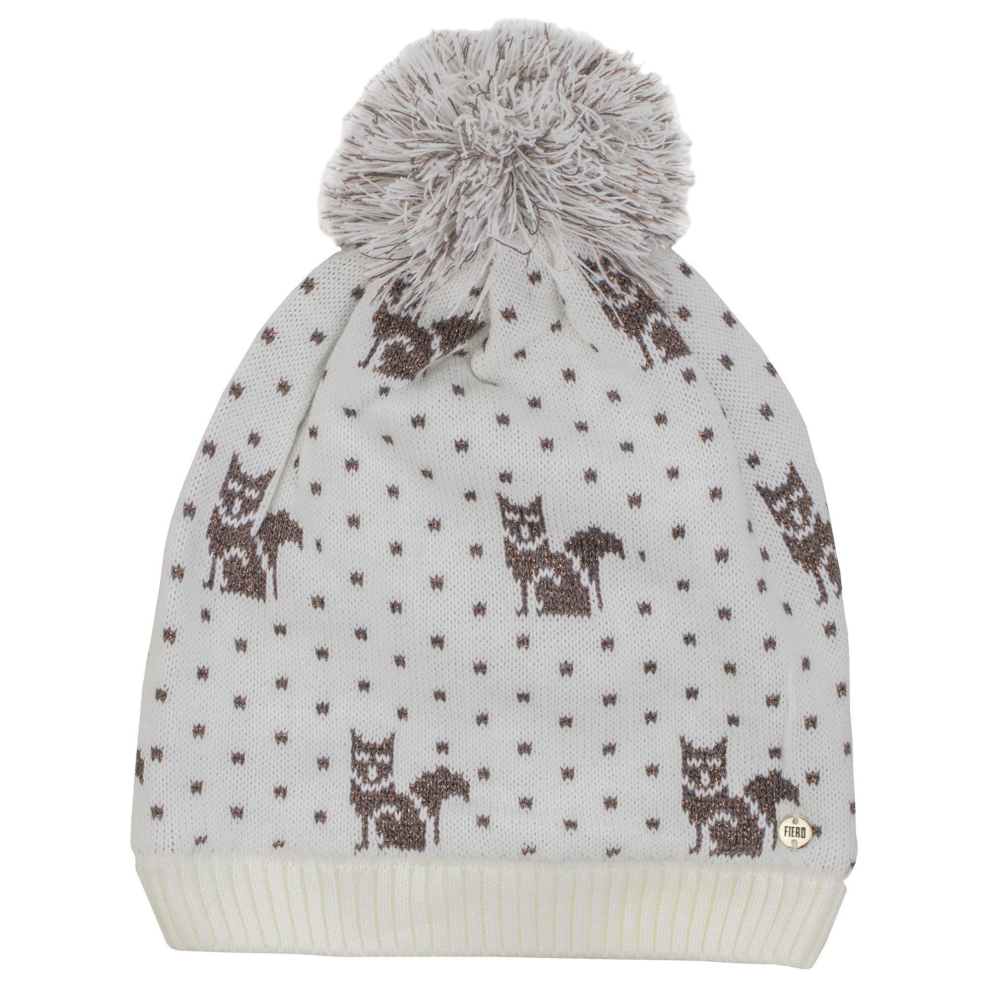 Gorro Térmico Feminino Shiny Snow Fox Tricô Premium