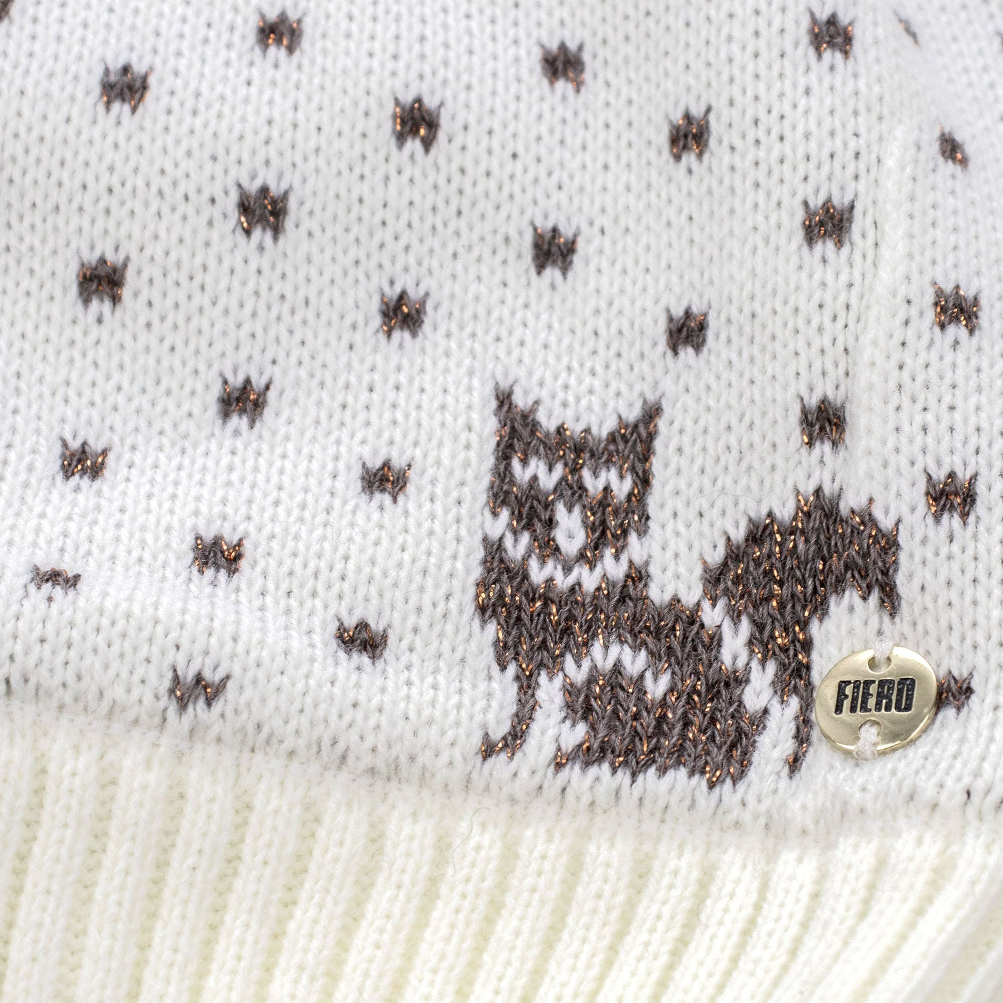 Gorro Térmico Feminino Shiny Snow Fox Tricô Premium