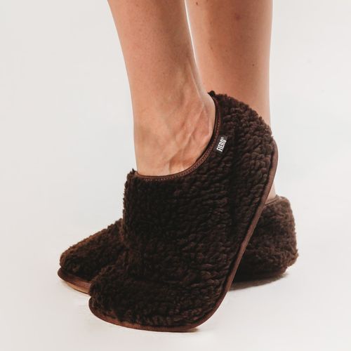 Pantufa peluciada para o frio e inverno Floppy em lã sintética 21815