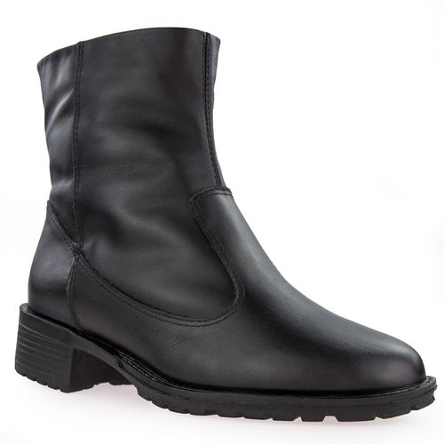 Bota Feminina forrada em Lã Sintética Urban Mount Zipper Ref.:21900