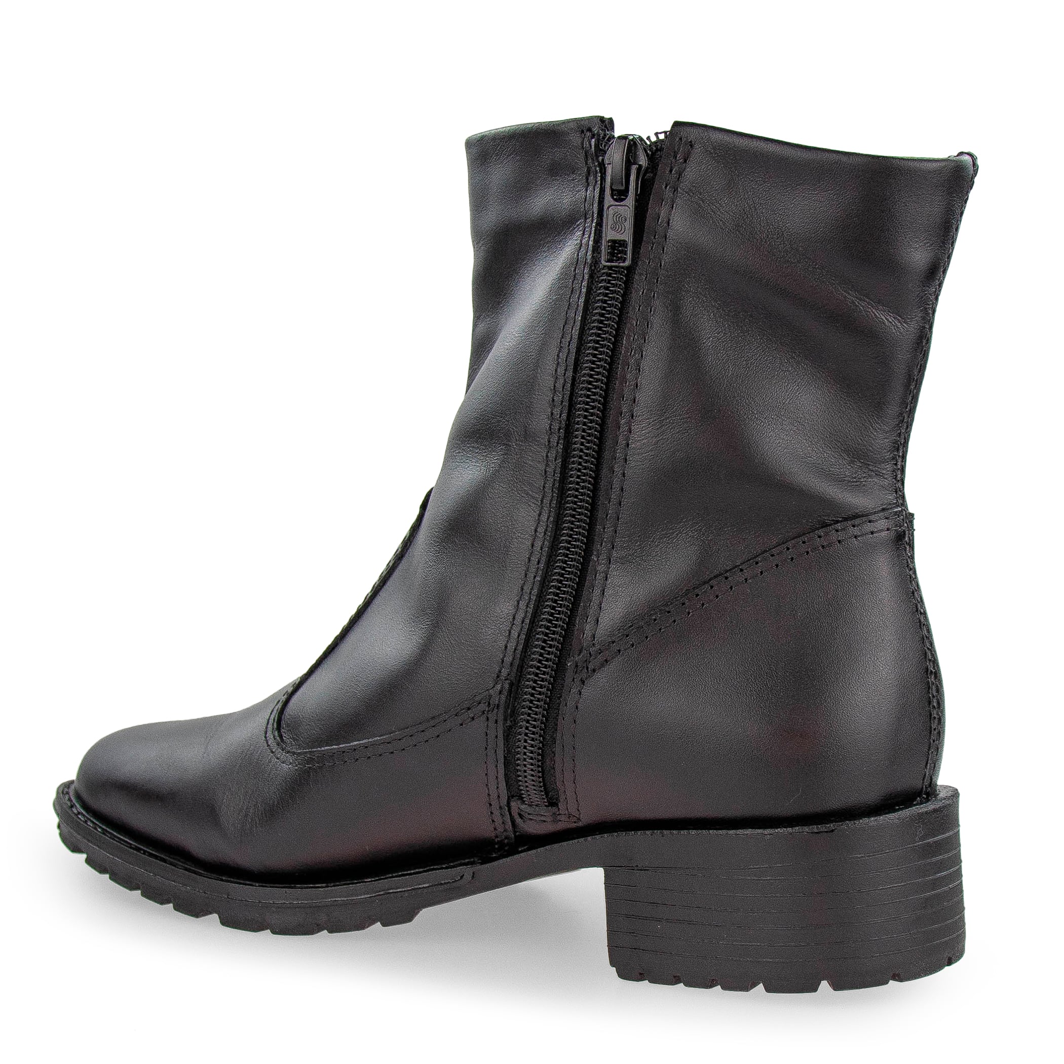 Bota Feminina forrada em Lã Sintética Urban Mount Zipper Ref.:21900