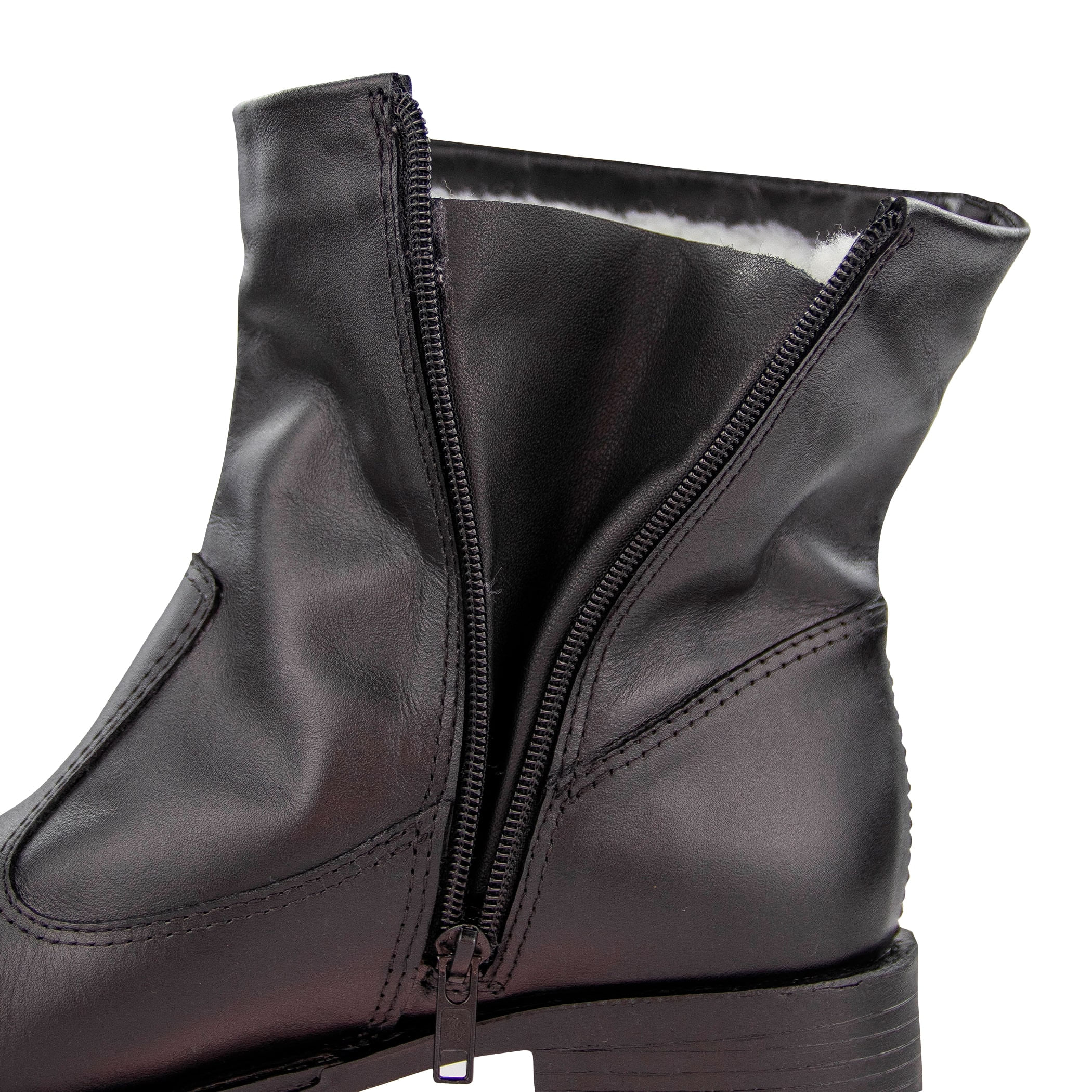 Bota Feminina forrada em Lã Sintética Urban Mount Zipper Ref.:21900