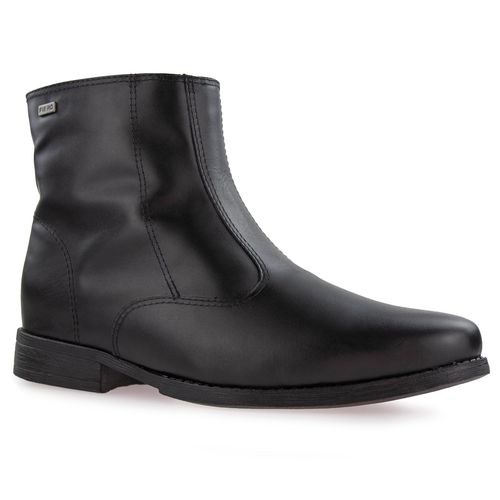 Bota Masculina forrada em Lã Sintética Belgravia Zipper Ref.: 22005