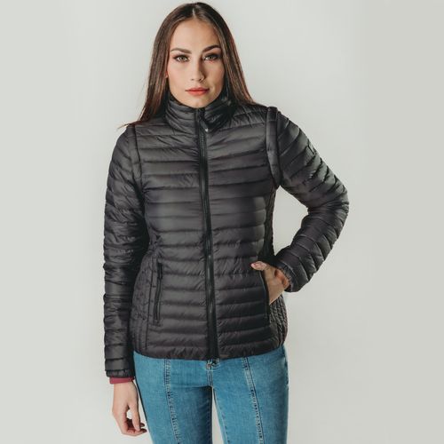 Jaqueta Feminina puffer 2 em 1 (jaqueta e colete) de Pluma Ultralight Alpine