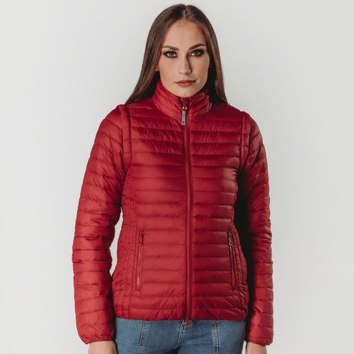 Jaqueta Feminina 2 em 1 puffer (jaqueta e colete) de Pluma Ultralight Alpine