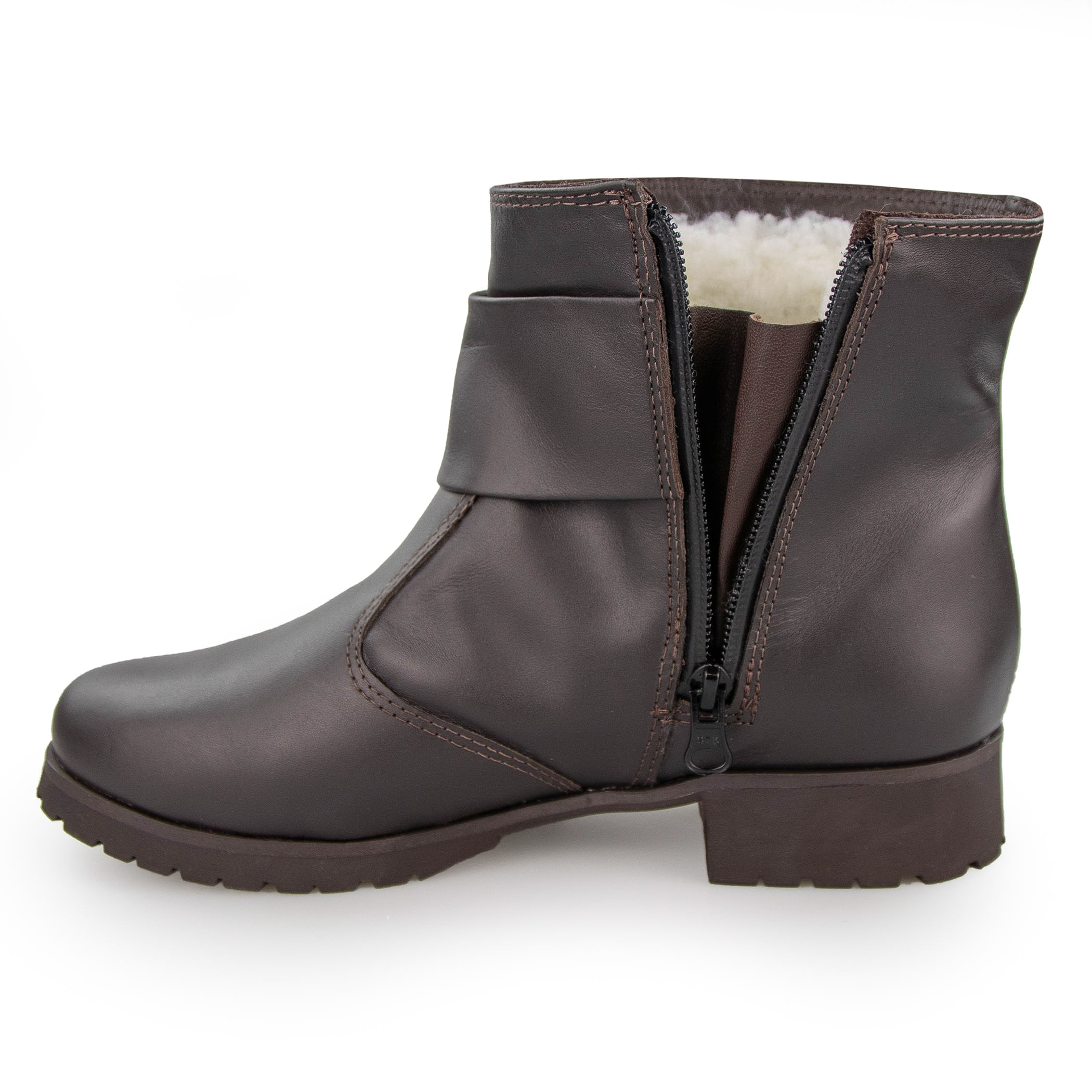 Bota Feminina Linha Neve Forrada Em Lã Sintética Rukka Ankle Strip Ref.: 22100