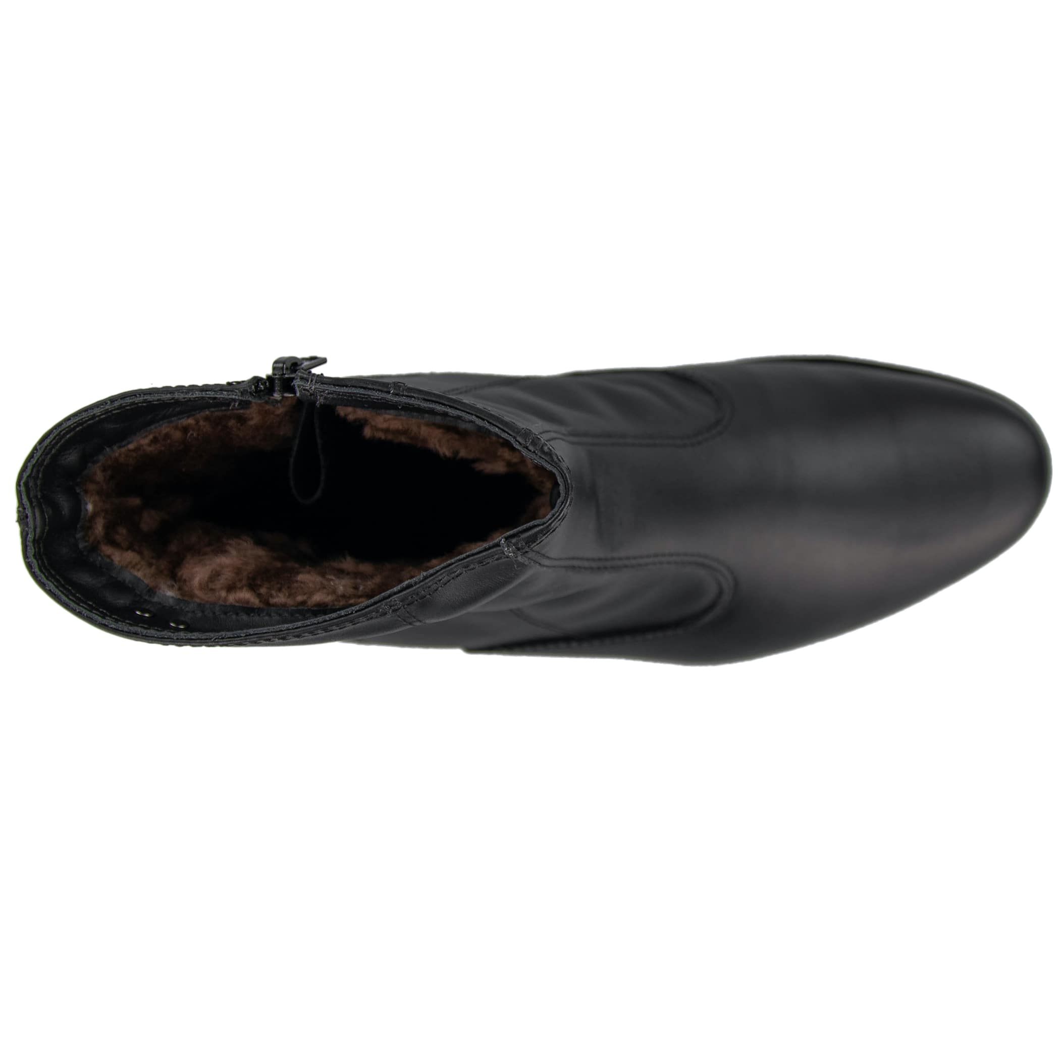 Bota Masculina forrada em Lã natural Belgravia Zipper Ref.: 22006