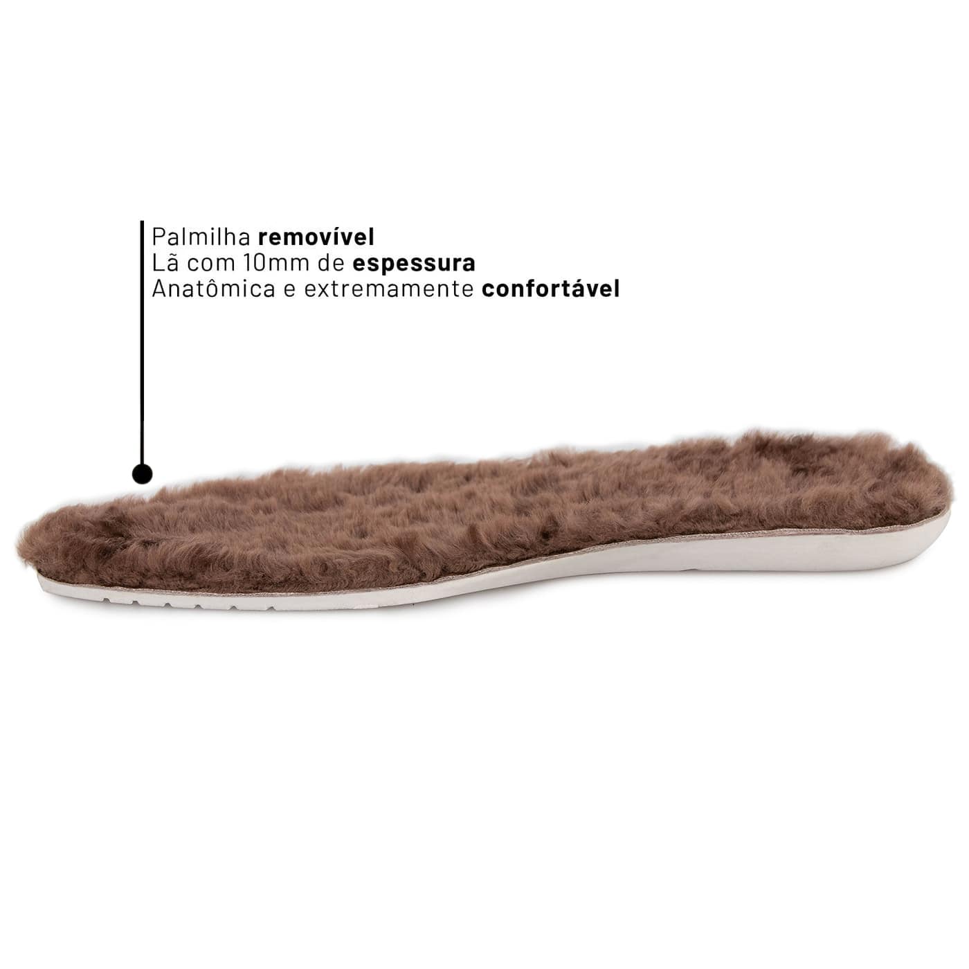 Bota Masculina forrada em Lã natural Belgravia Zipper Ref.: 22006