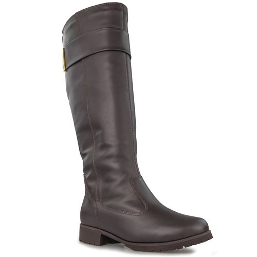 Bota Feminina Linha Neve Forrada Em Lã Natural Rukka Tall Strip Ref.: 22110