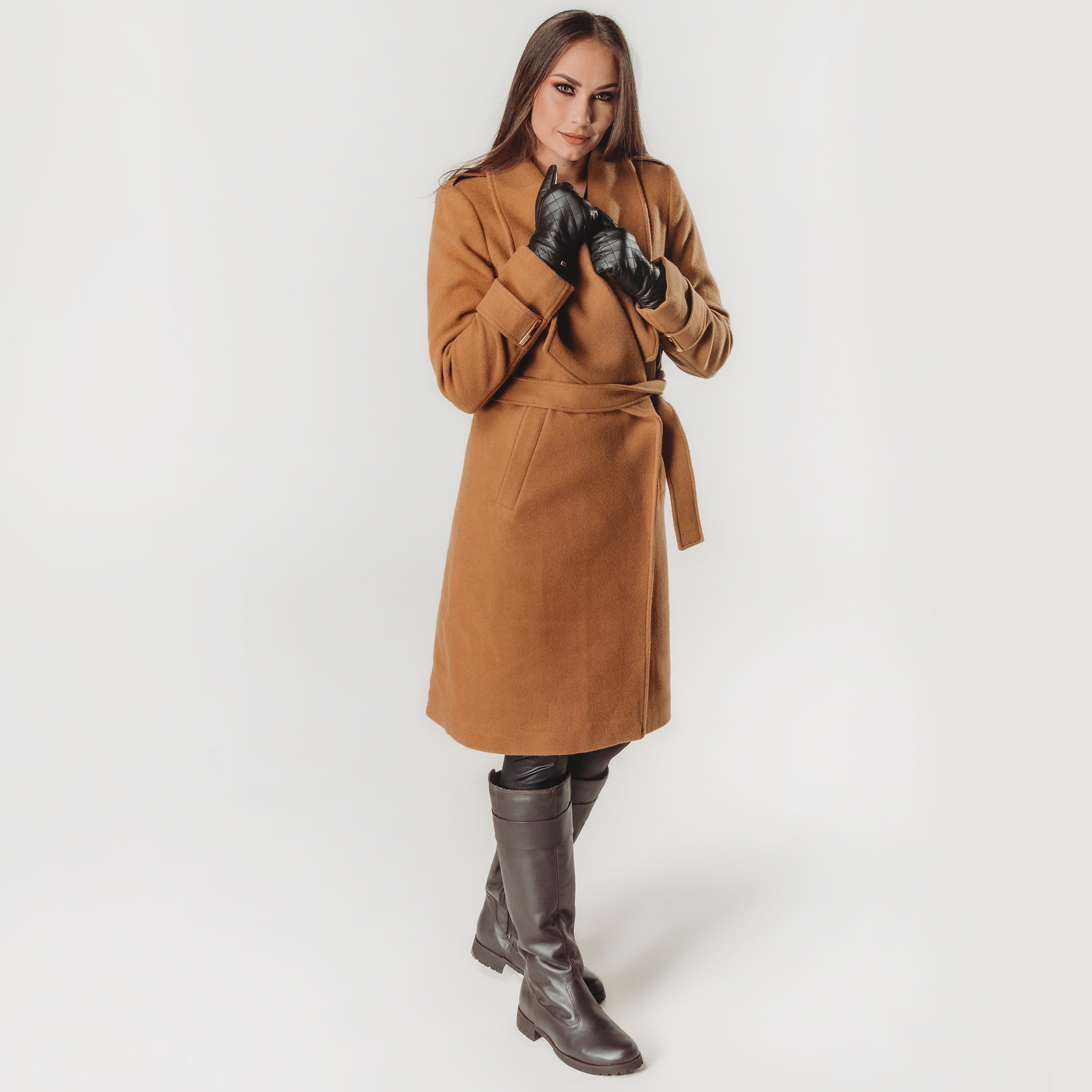 Bota Feminina Linha Neve Forrada Em Lã Sintética Rukka Tall Strip Ref.: 22109