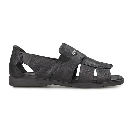 Sandália masculina em Couro Fiero Córdoba Preta Ref.:350
