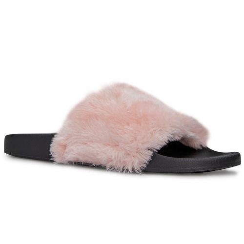 Chinelo Feminino Slide Fancy com pelos Ref.:22551