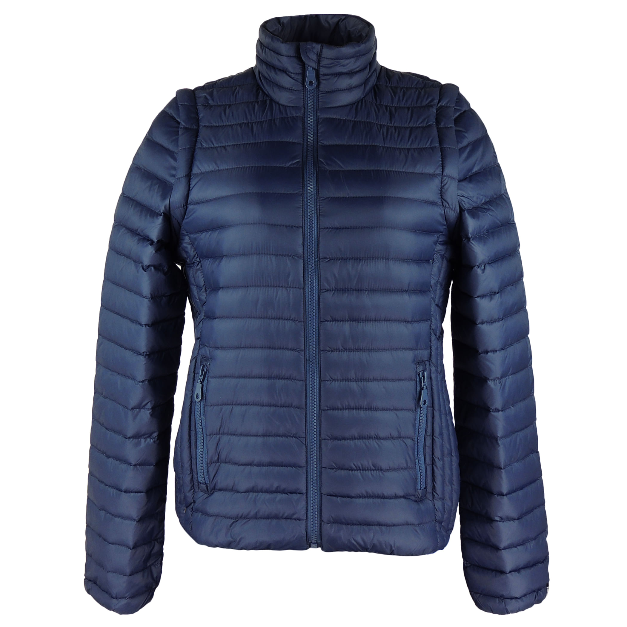 Jaqueta Feminina puffer 2 em 1 (jaqueta e colete) de Pluma Ultralight Alpine