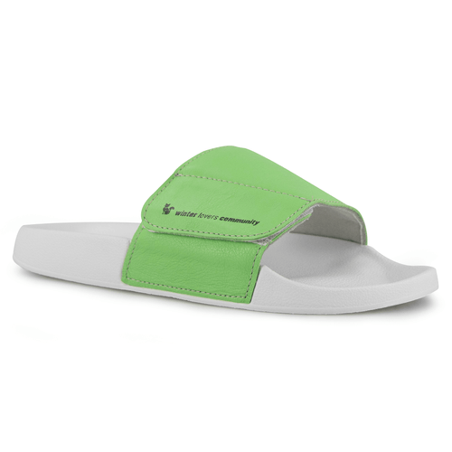 Chinelo Feminino Slide Adapt Leather Pistache Ref.:22400G