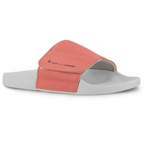 Chinelo Feminino Slide Adapt Leather Goiaba Ref.:22400H